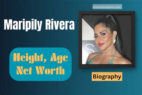 mary pili|maripily rivera net worth.